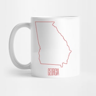 Georgia State Outline Mug